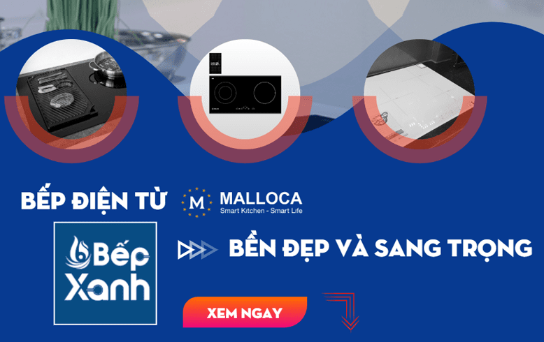 Bếp điện từ Malloca sang trọng và bền bỉ