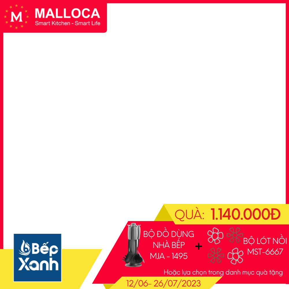 Bếp 3 Gas Malloca GHG 733B NEW