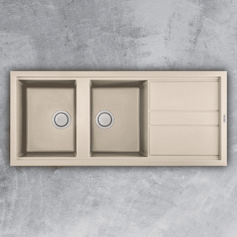 Chậu rửa chén Malloca BIANCO G - 50062 (màu kem)