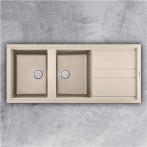 Chậu rửa chén Malloca BIANCO G - 50062 (màu kem)